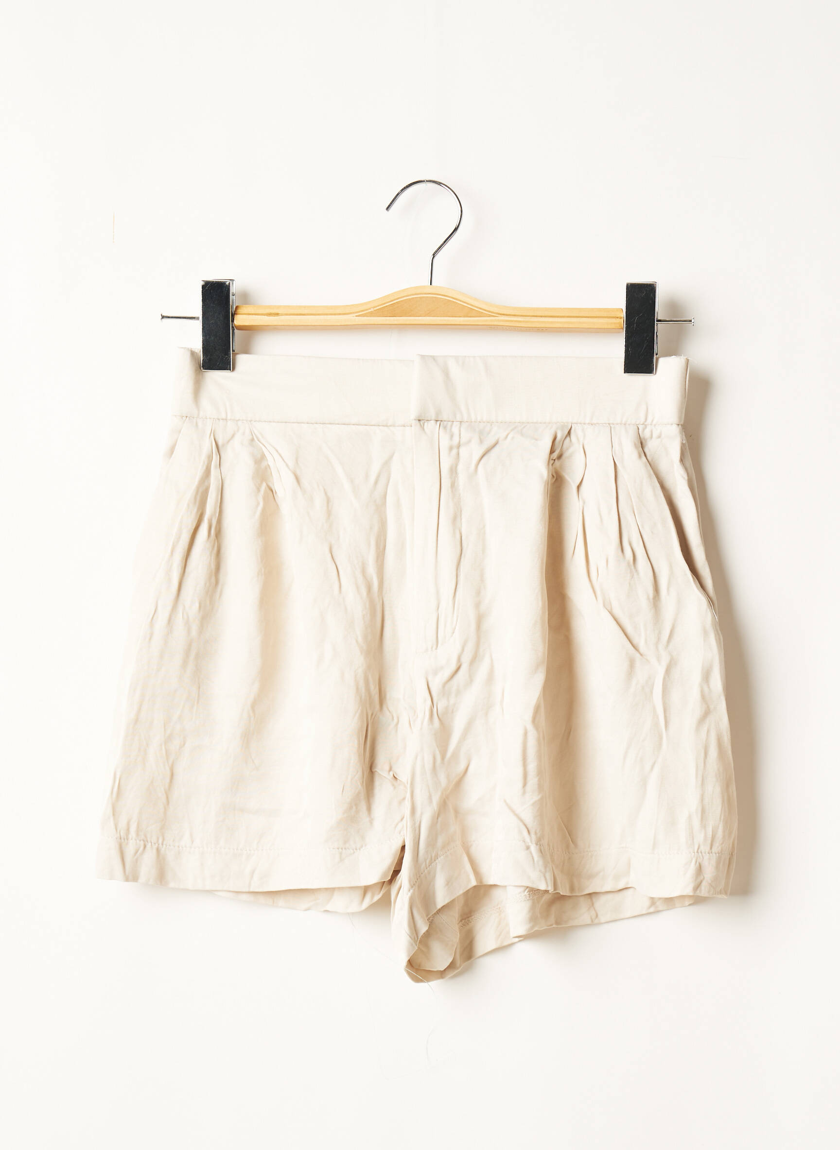 Zara Shorts 1 Femme couleur beige