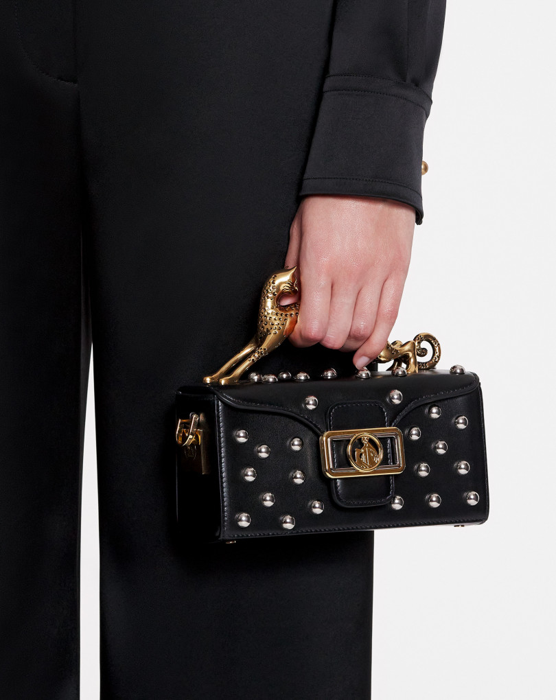SAC PENCIL CAT NANO EN CUIR AVEC STUDS