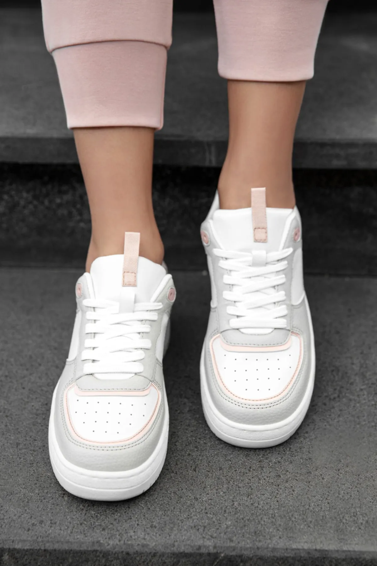 DARK SEER  Ds Alley White Powder Damen-Sneaker
