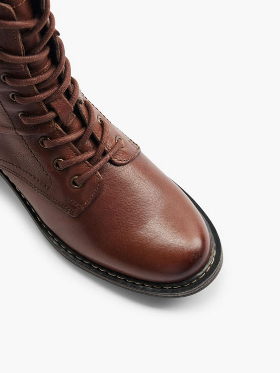 5th Avenue Leder Schnürstiefelette