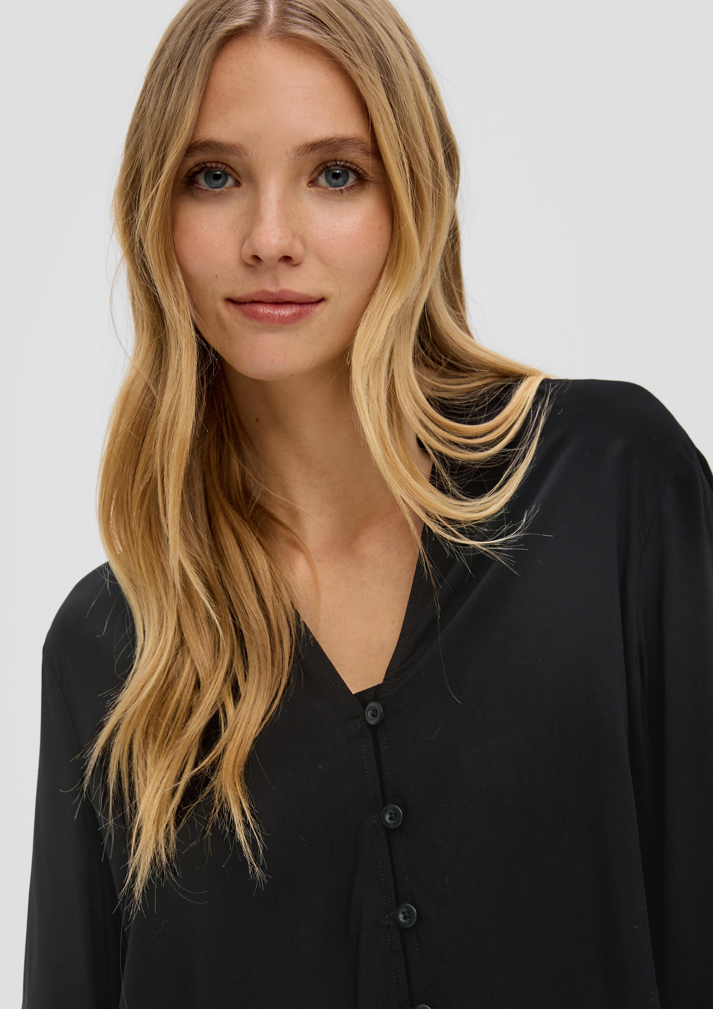 Viskosebluse mit Turn-up-Funktion  2140749-9999