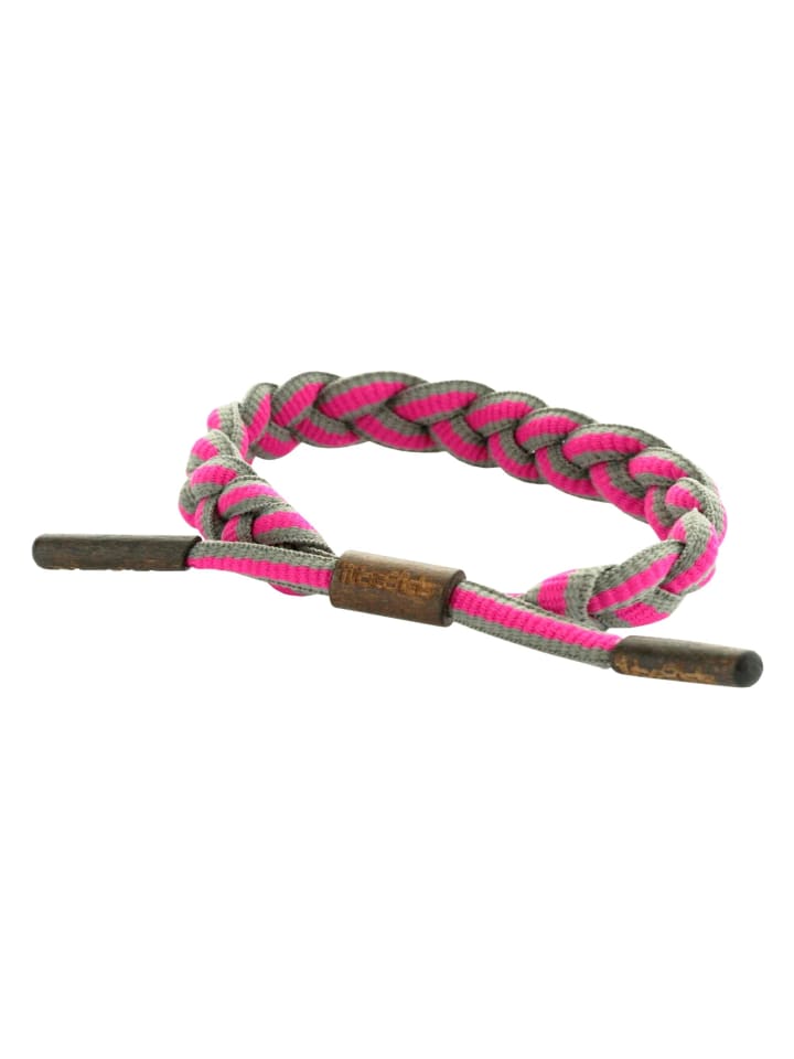 TubeLaces TubeLaces Schnürsenkel in gry/magenta günstig kaufen onesize