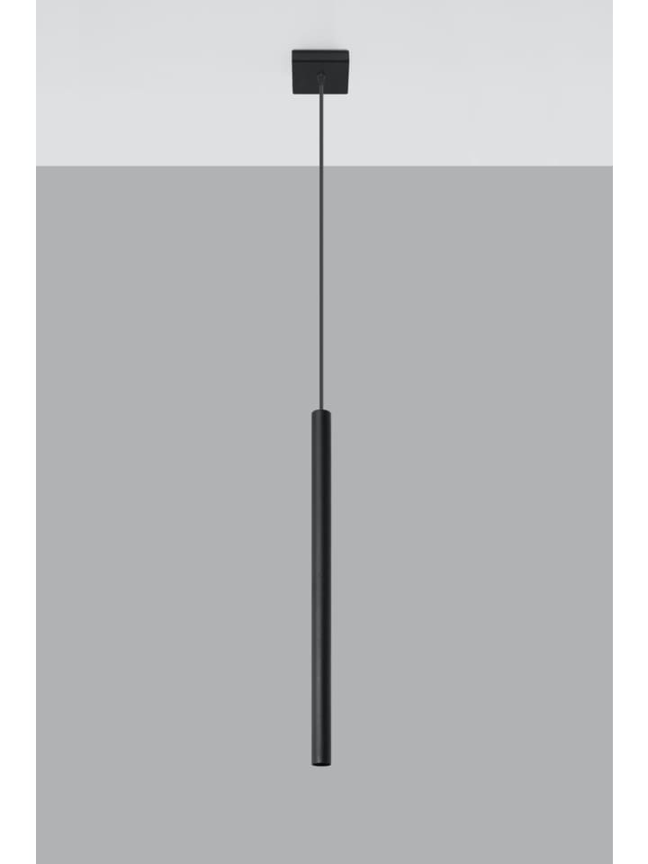 Nice Lamps Hängeleuchte FIDEUS 1in Schwarz stahl modern loft lampe 1xG9 LED NICE LAMPS günstig kaufen onesize