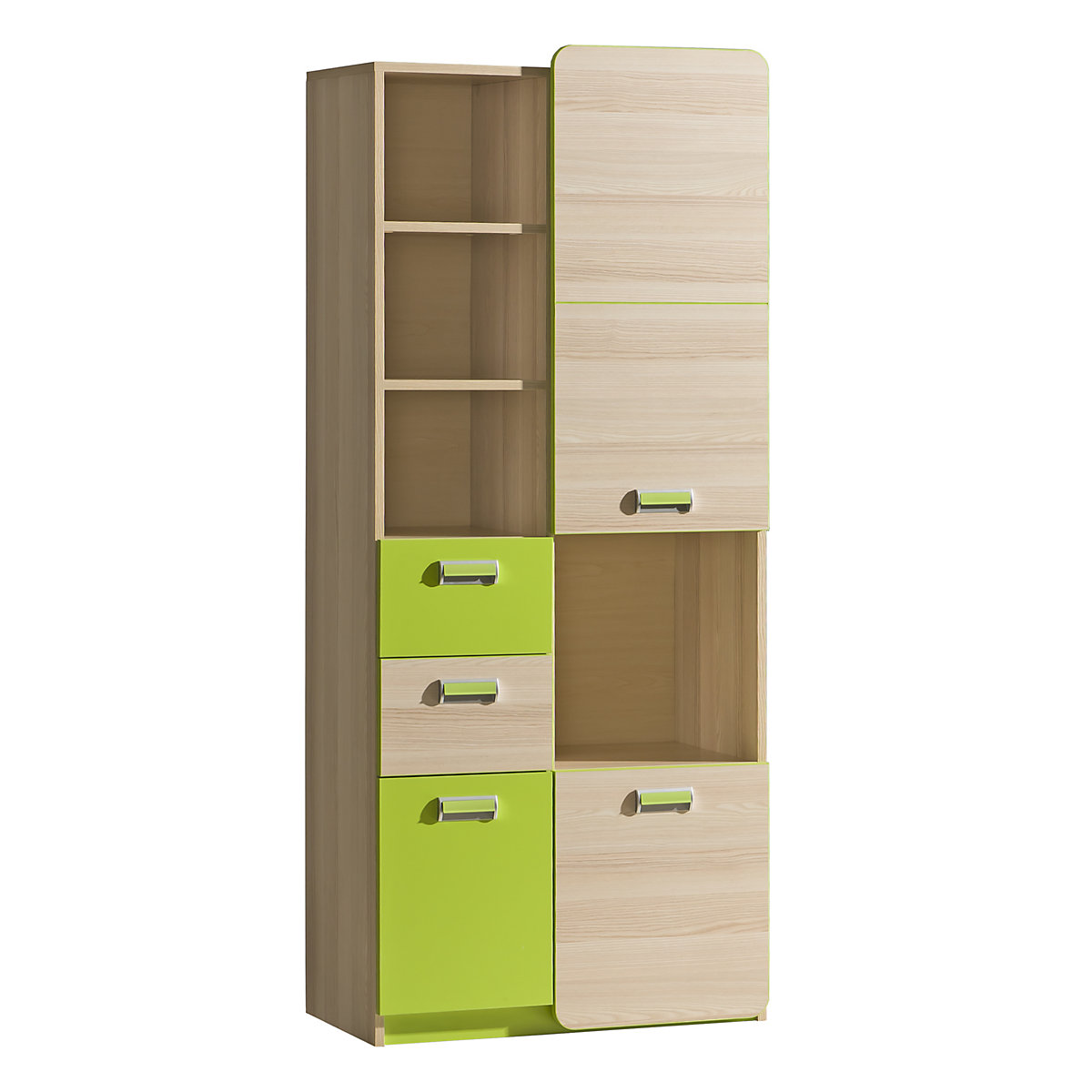 Jugendzimmer Set Lorento 8 teilig grün