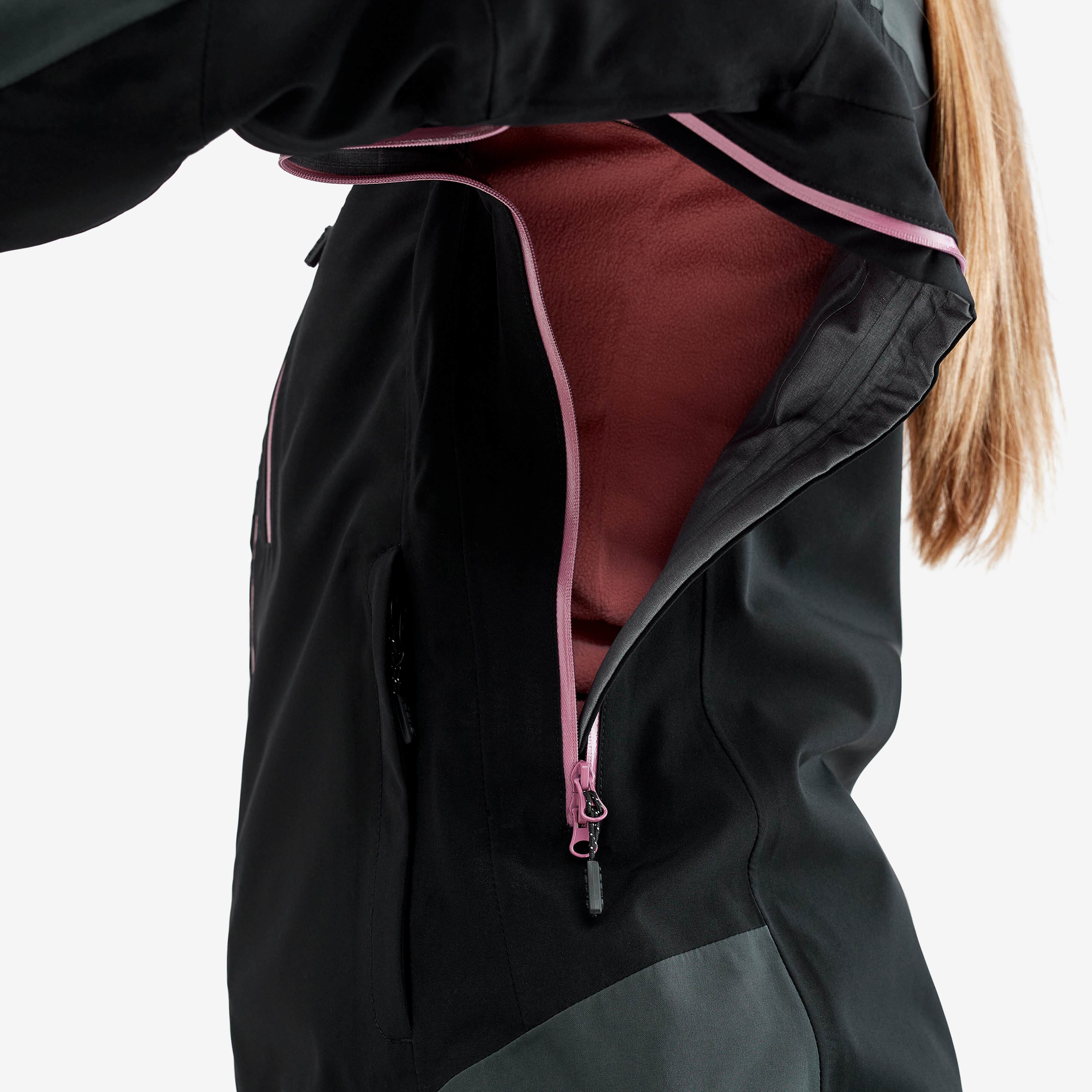 Silence Proshell Jacket Femme Black/Rose