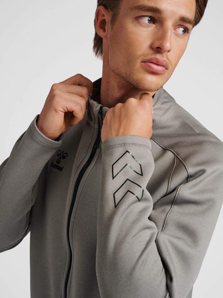 Hummel Hummel Reißverschluss Jacke Raglanärmel Hmlcima Herren in GREY MELANGE günstig kaufen