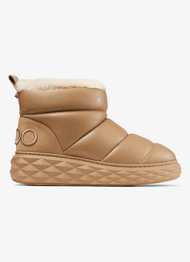 Jimmy Choo Xan leather ankle boot with logo