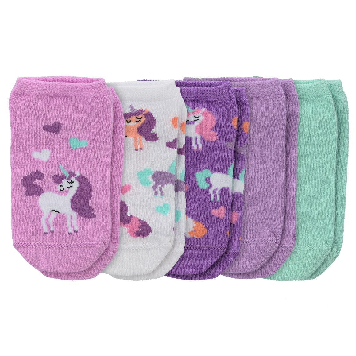 5 Paar Mädchen Sneaker-Socken im Set