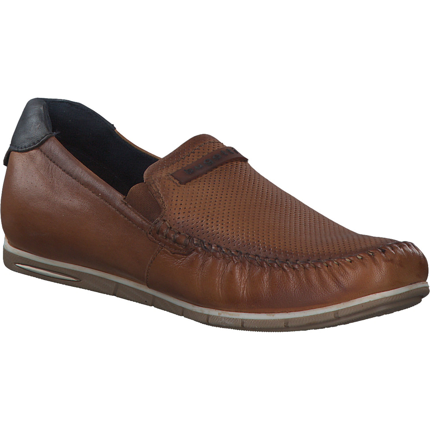 Bugatti Chesley A2X6A, Sportliche Slipper, Herren, Cognac