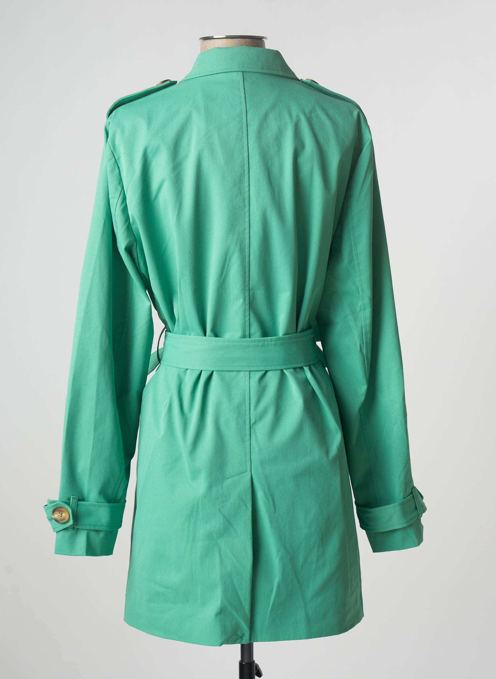 B Young Trenchs Femme couleur vert