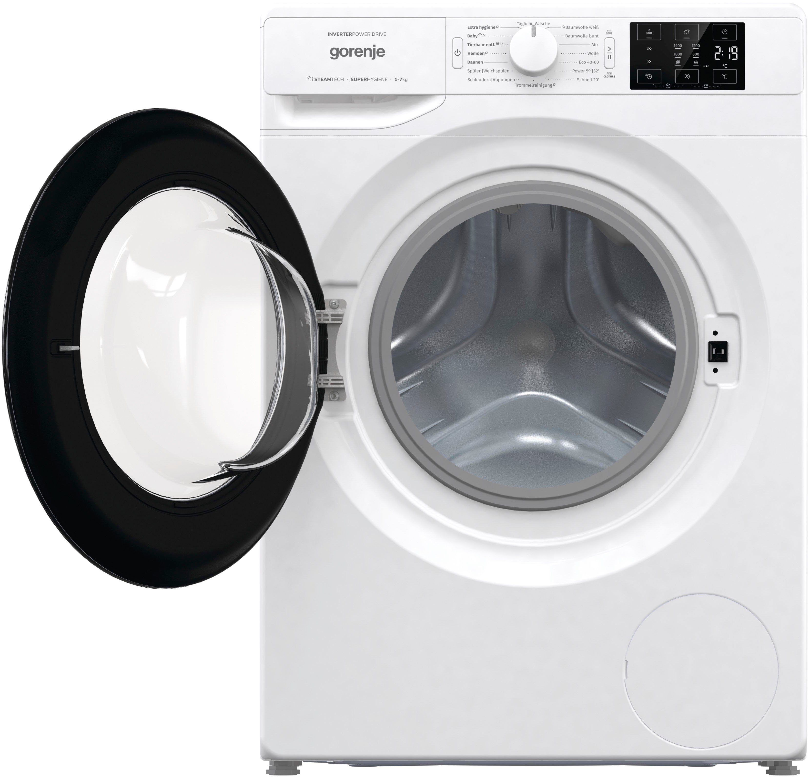 GORENJE Waschmaschine Wave NEI74ADPS, 7 kg, 1400 U/min