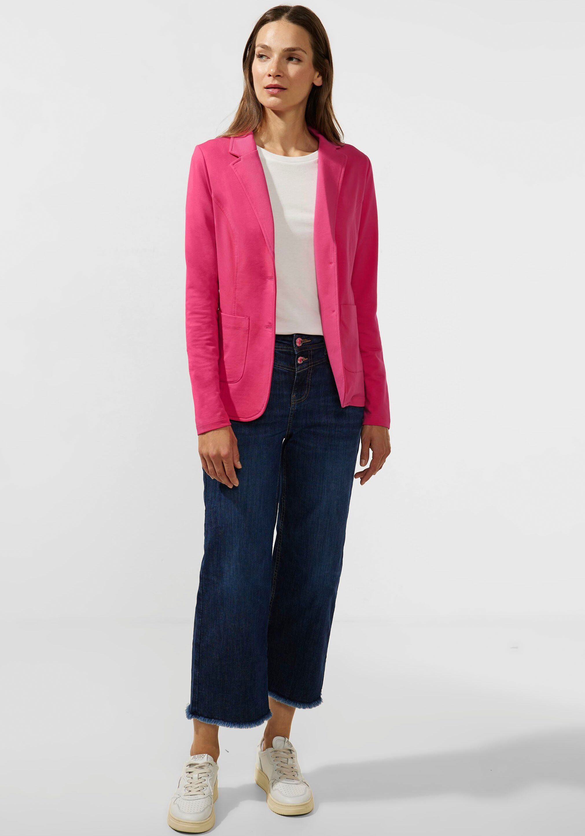 STREET ONE Jerseyblazer in zeitloser Unifarbe