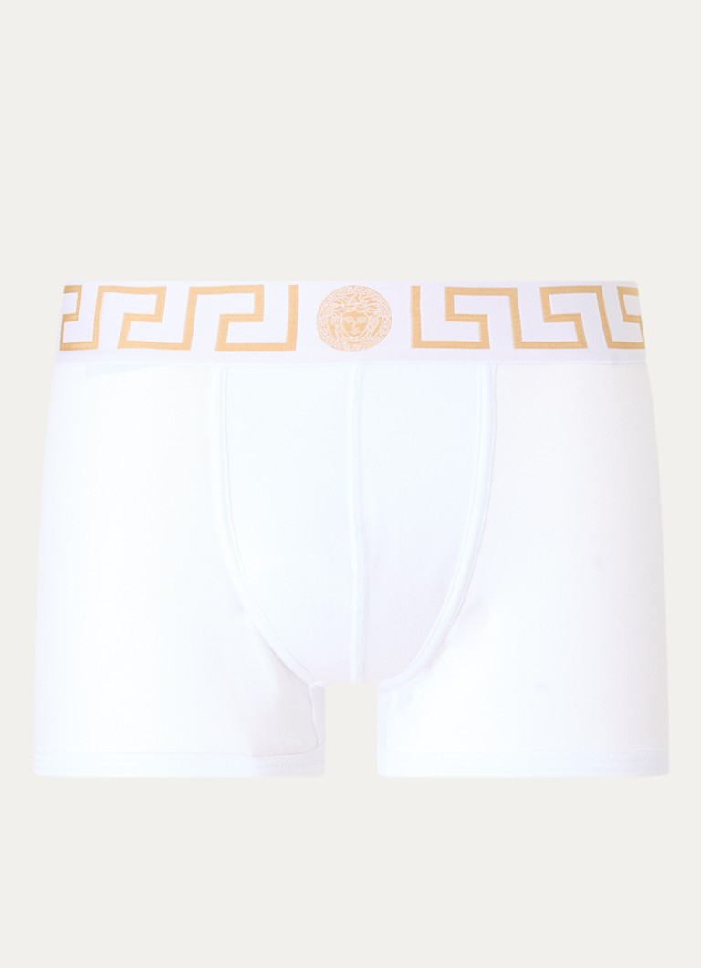 Versace Boxer Shorts with logo waistband in a 2-pack