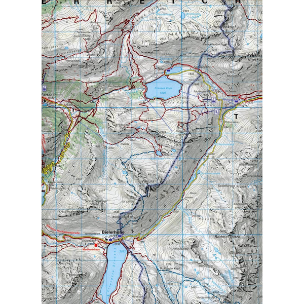 Unterengadin / Scuol - Samnaun 24 Wanderkarte 1:40 000 matt laminiert - Wanderkarte