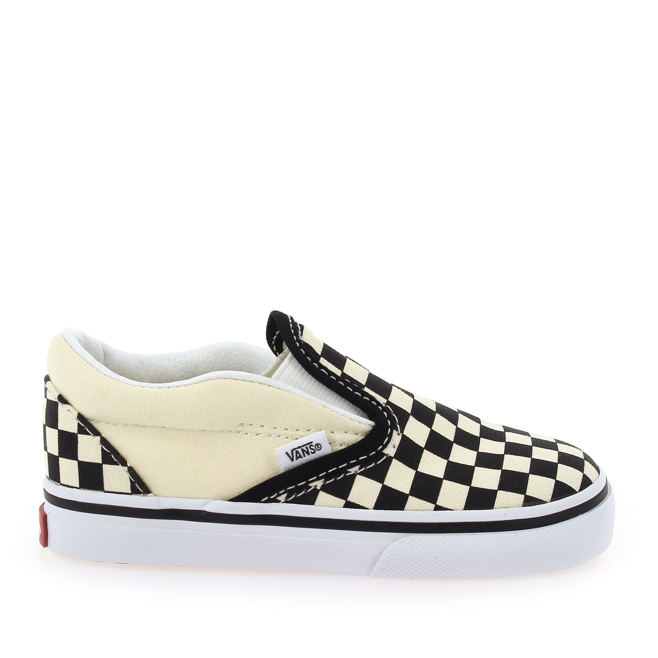 Vans  TD CLASSIC SLIP-ON - Blanc Noir