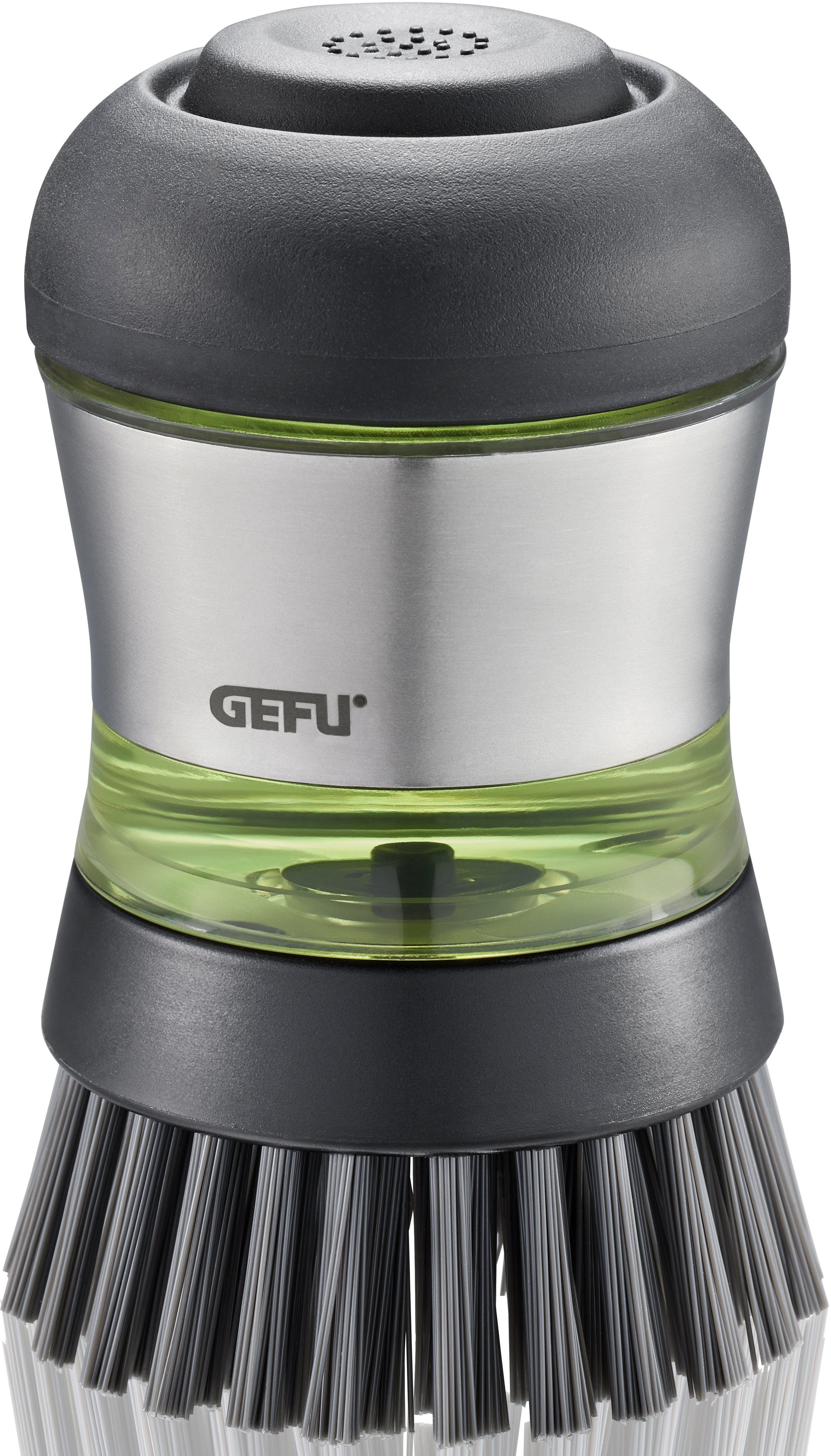 GEFU Reinigungsbürste SWIFT, (Set, 1-tlg), ergonomisch geformt, mit Spülmittelspender