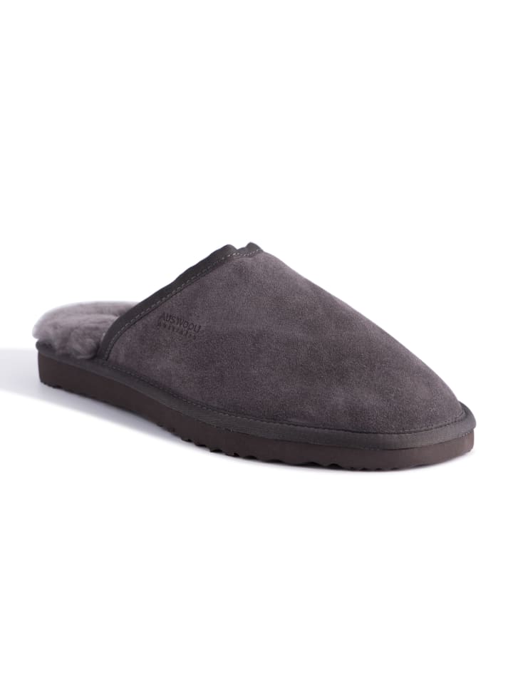 Aus Wooli Slipper Manly in Grey günstig kaufen 40/41