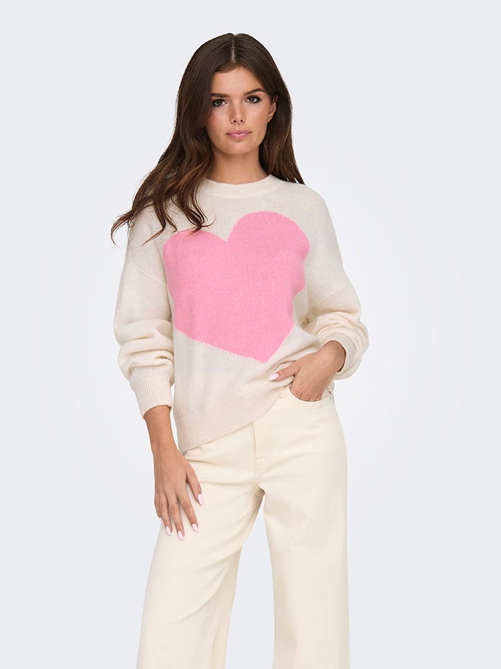 JDY Pullover in Creme günstig kaufen