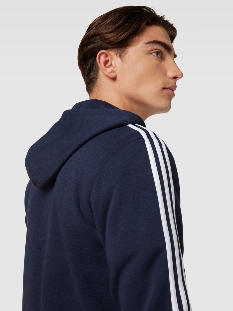 Sweatjacke mit Viskose-Anteil in marineblau