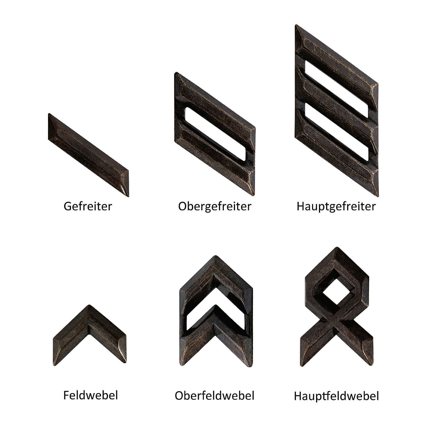 Schulterklappenauflage Metall
