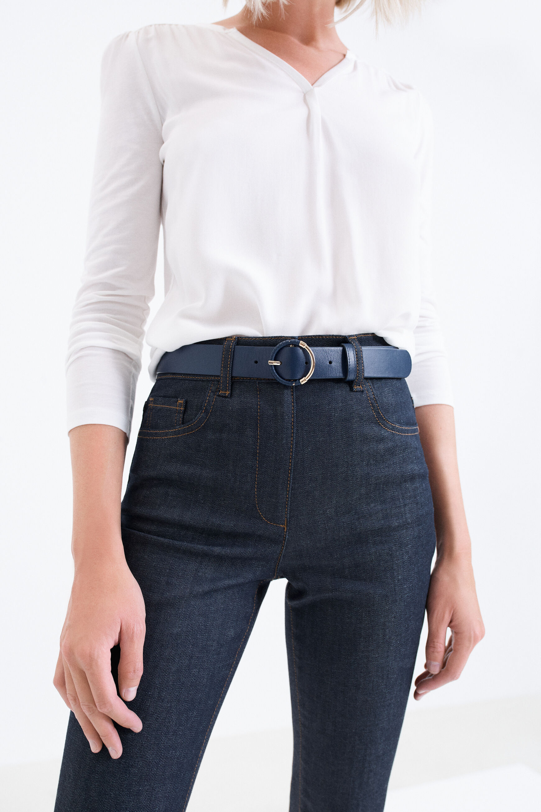 jean kyle denim double stone femme