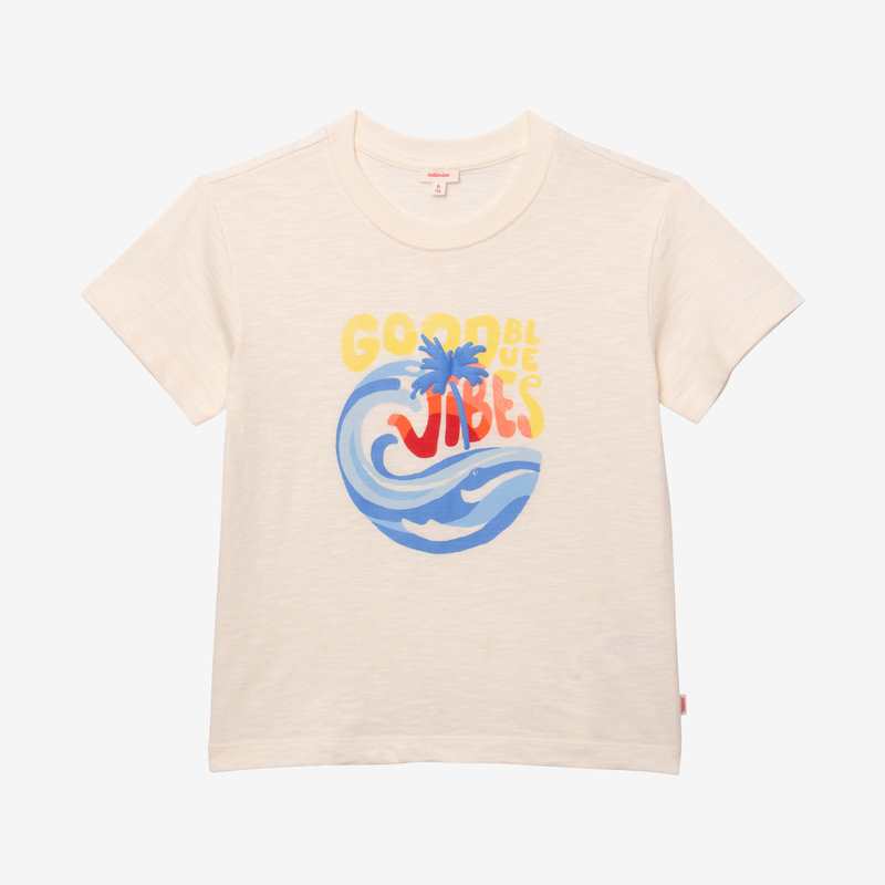 T-shirt garçon message crème blanc Catimini