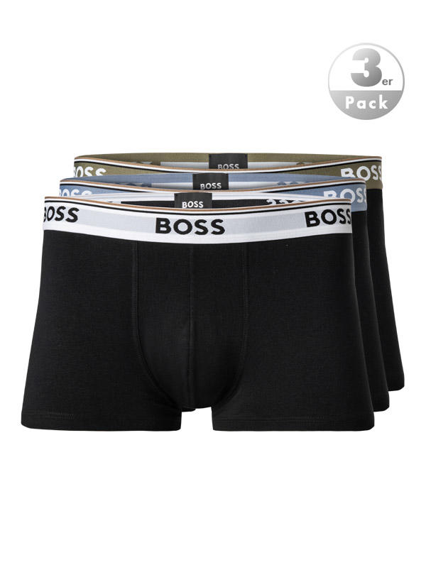 BOSS Black, Trunks, Baumwoll-Stretch, schwarz