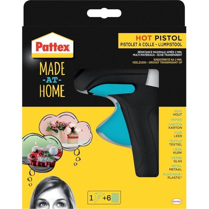Pattex Heißklebepistole Starter Set Schwarz Grün