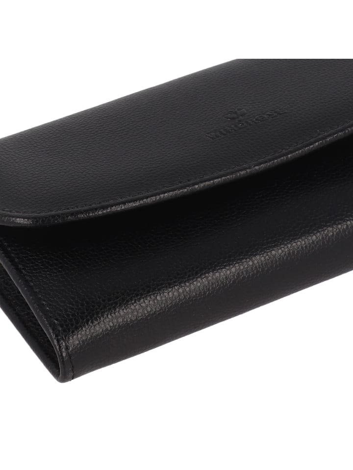 Windrose Beluga Schmucktasche 20 cm Leder in schwarz günstig kaufen onesize