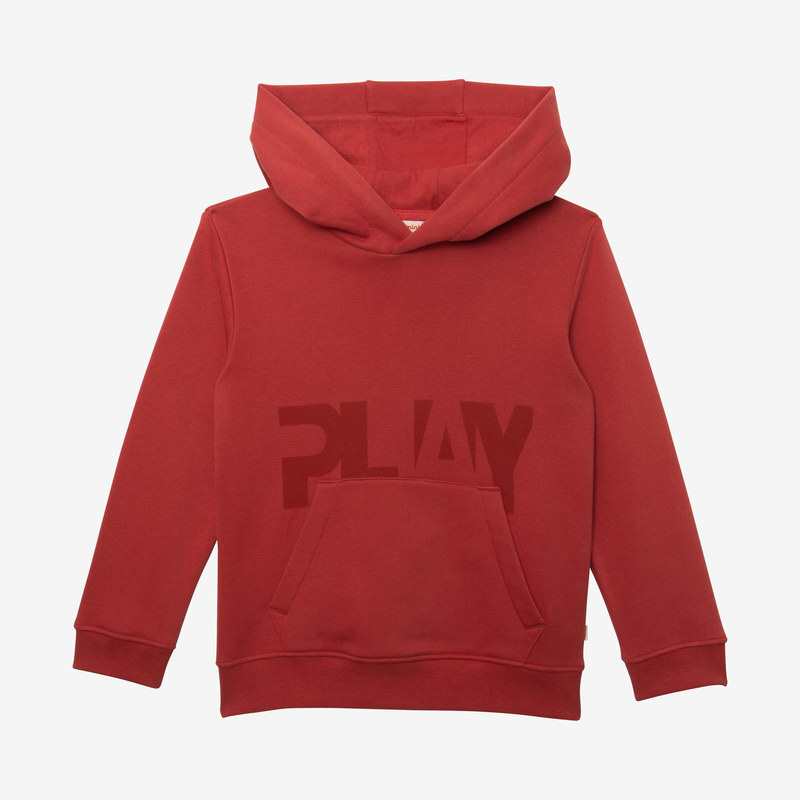 Sweat garçon message rouge en coton recyclé Catimini
