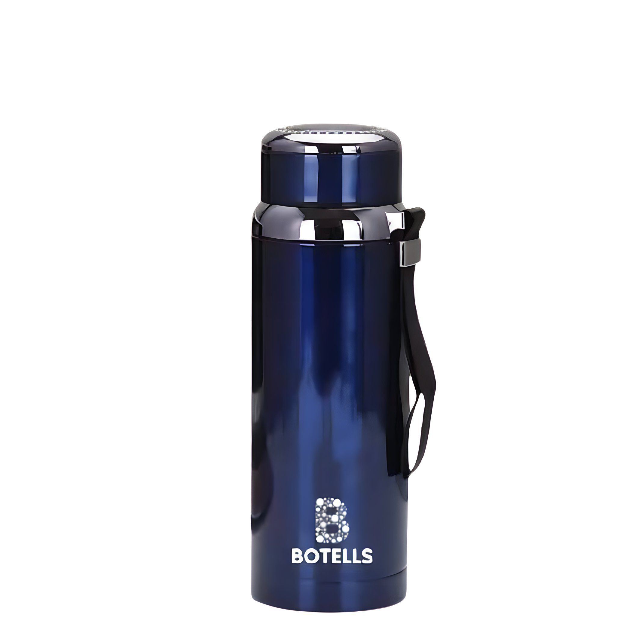 Botells Thermoflasche Thermo Kanne, Isoflasche Edelstahl 0,8 L Tee Kaffee Metallic-Design, Vakuum isoliert, auslaufsicher, doppelwandig, 800 ml