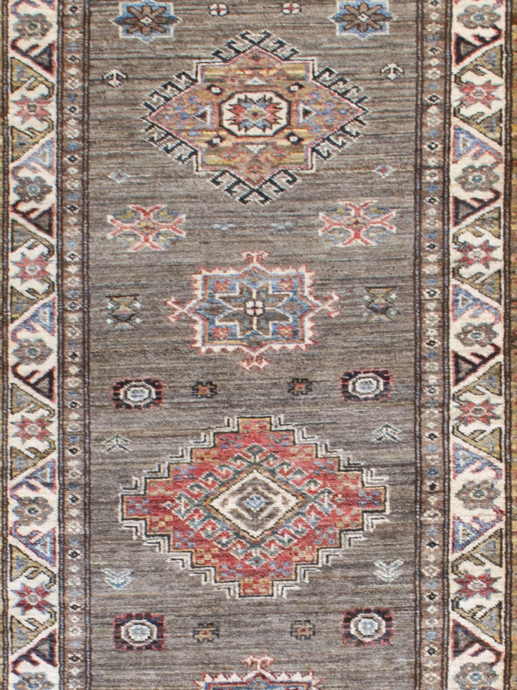 Kazak Ghazni ca. 86 x 232 cm, Unikat / Einzelstück