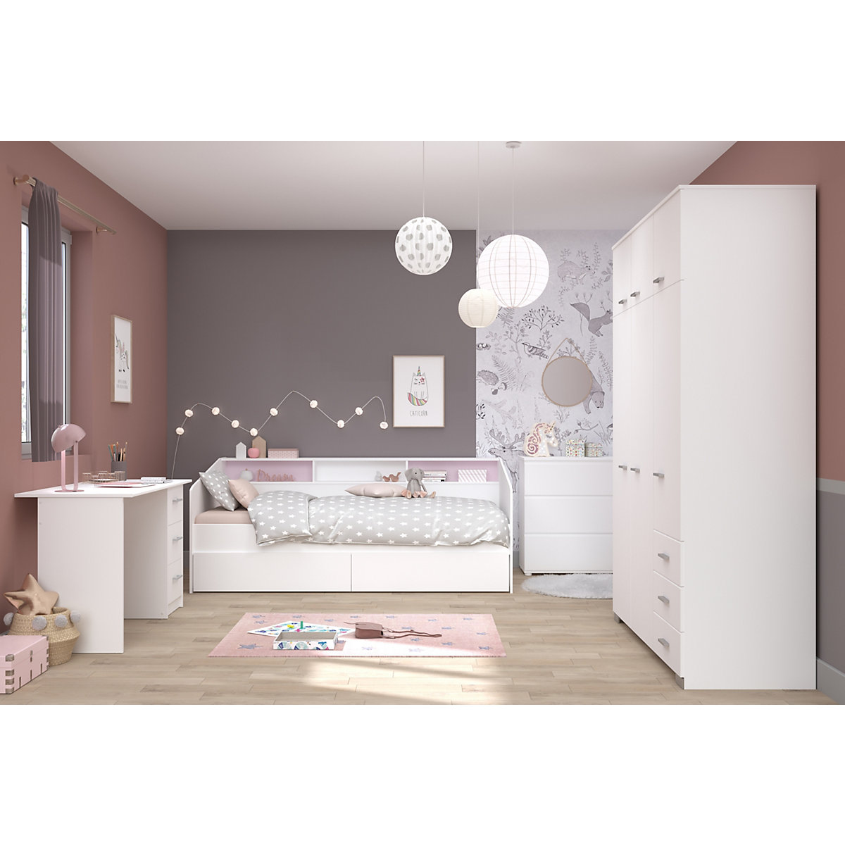 Jugendzimmer 4-tlg. 