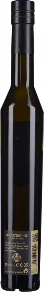 Gölles Birnenbrand Hirschbirne 0,35 Liter in Tube