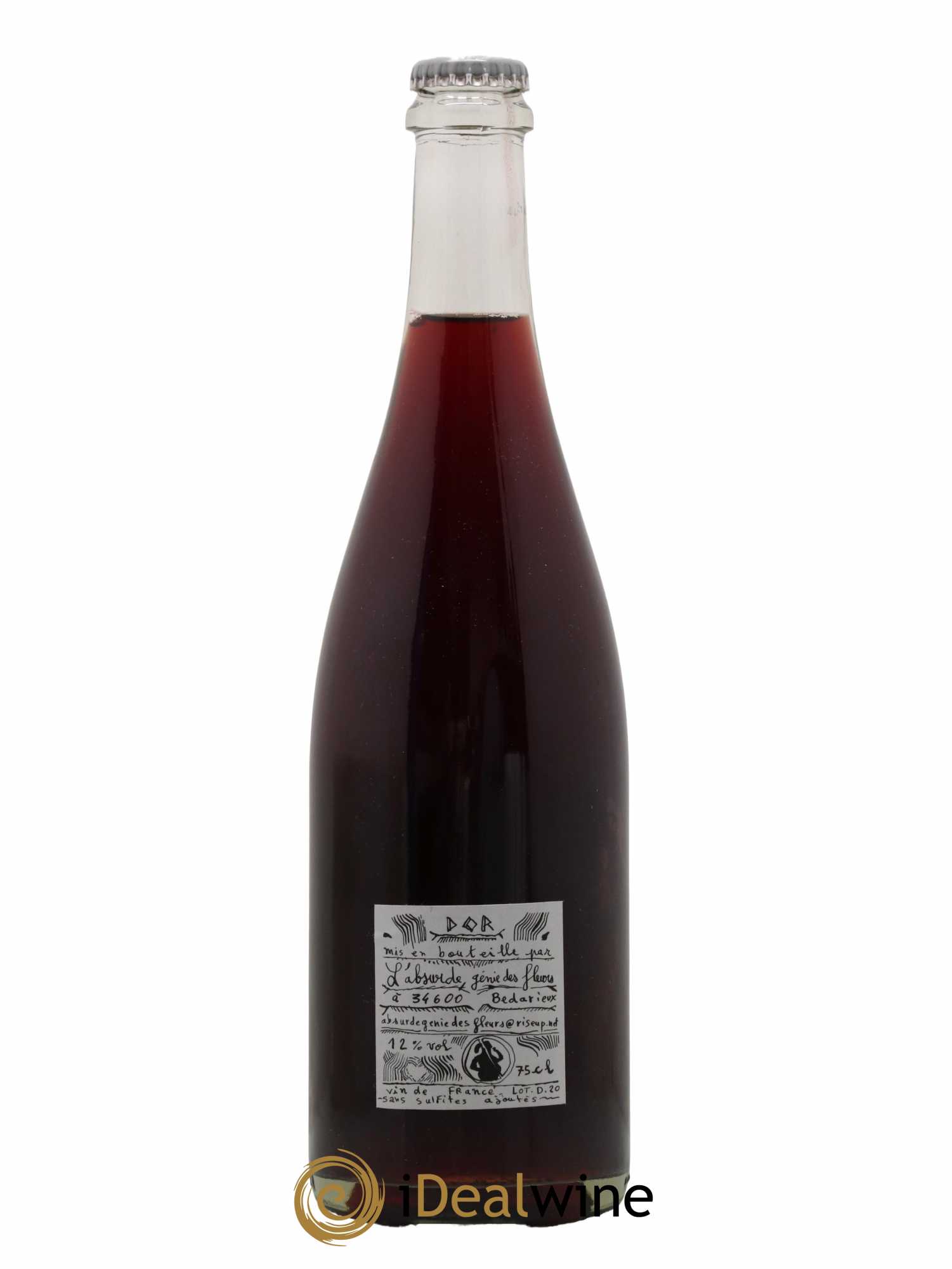 Vin de France Dor L'Absurde Génie des Fleurs 2020 - Lot de 1 Bouteille