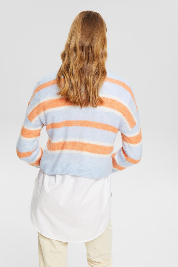 Strickpullover mit Streifen