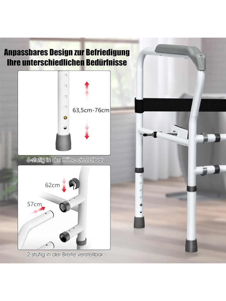 COSTWAY Aufstehhilfe Toilette in Weiß günstig kaufen onesize