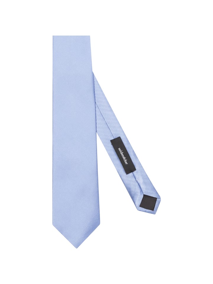 Seidensticker Krawatte Breit (7cm) in Mittelblau günstig kaufen onesize