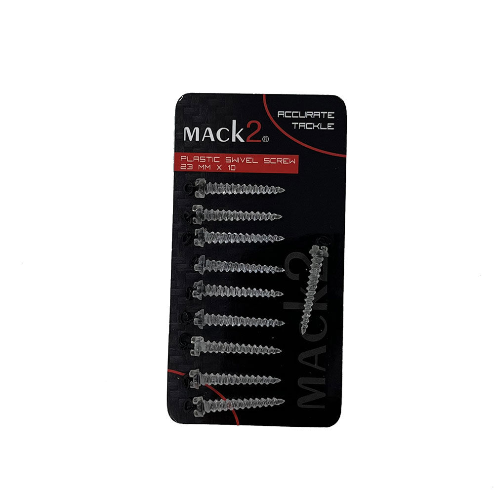 Mack2 Kunststoff-Drehschrauben für Boilie-Befestigung x10