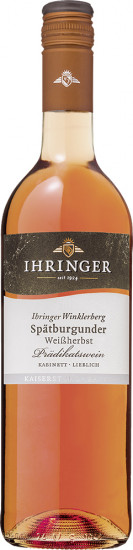 2022 Spätburgunder Weißherbst Kabinett Ihringer Winklerberg lieblich - Kaiserstühler Winzergenossenschaft Ihringen