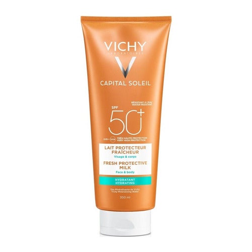 Vichy Capital Soleil Fresh vlažilno mleko SPF 50 300 ml