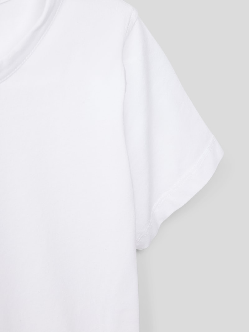 T-Shirt mit Stretch-Anteil in weiß