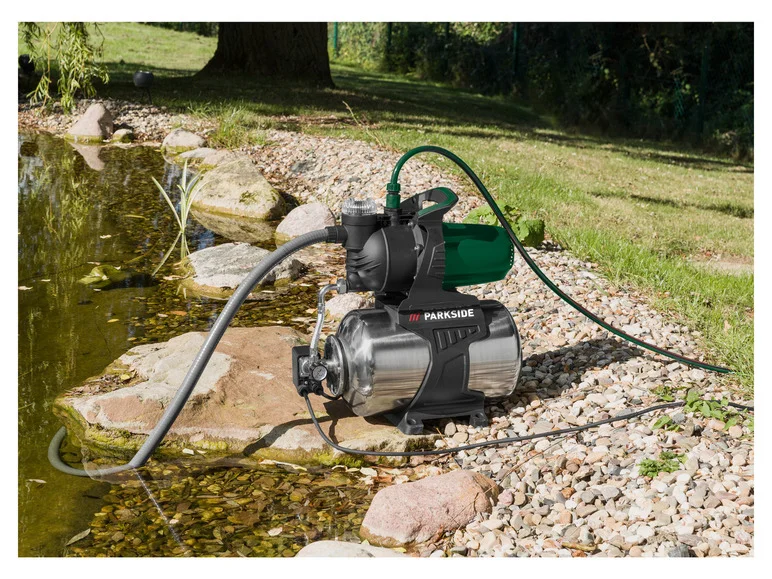 Estação de bombeamento doméstica PARKSIDE® em aço inoxidável PHWW 1300 B1