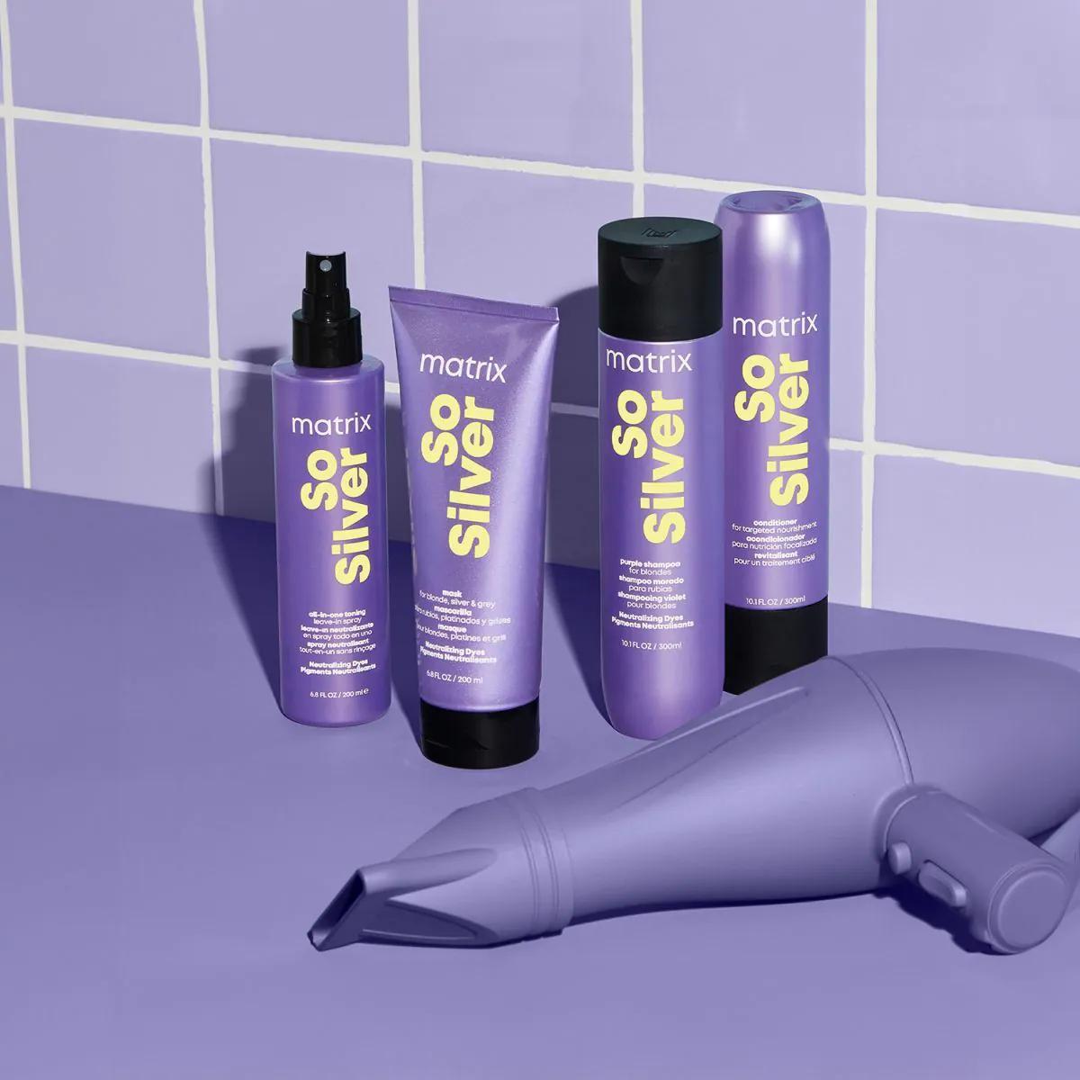 Matrix Total Results So Silver hårmaske neutraliserende gule toner