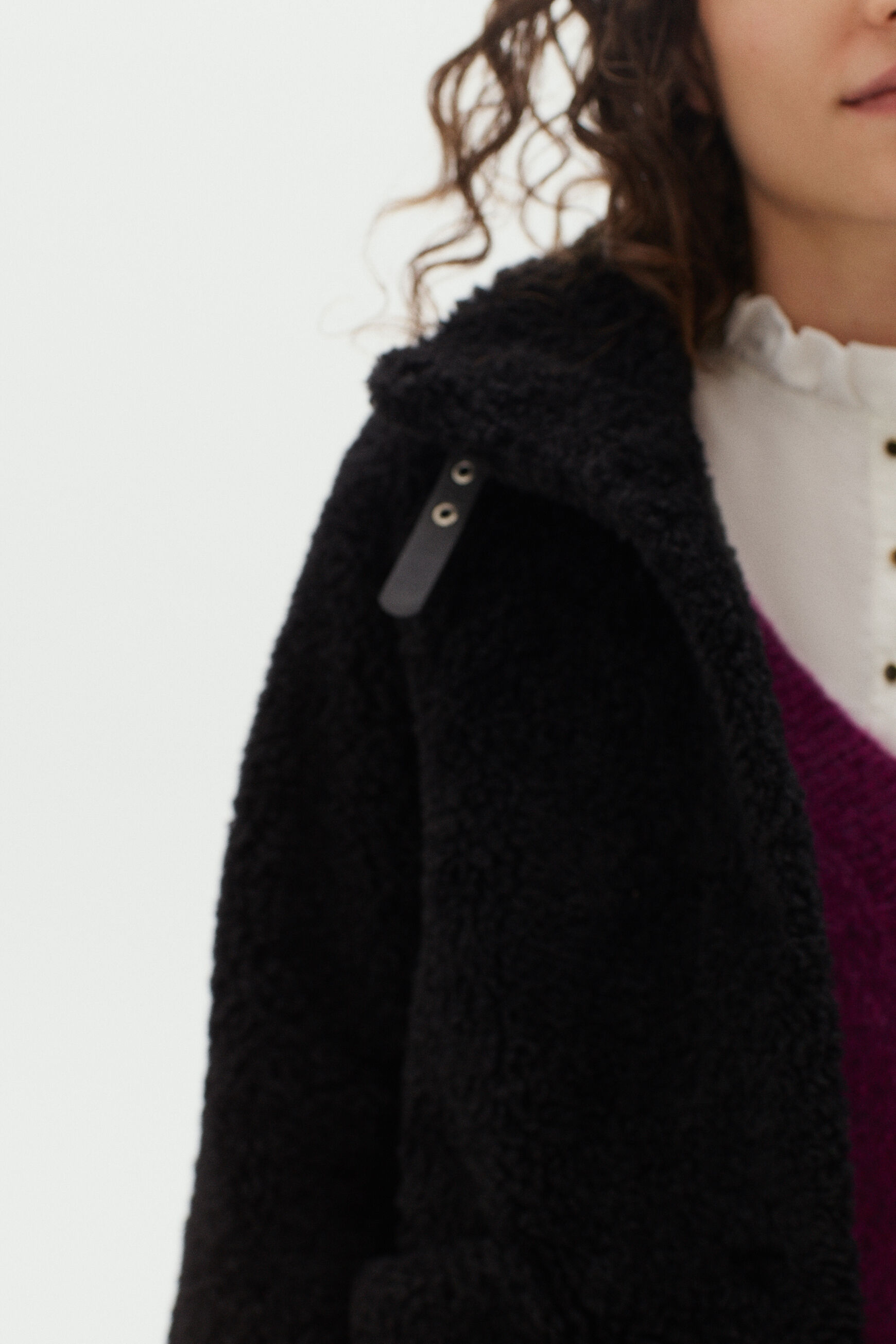 manteau sigrid noir femme