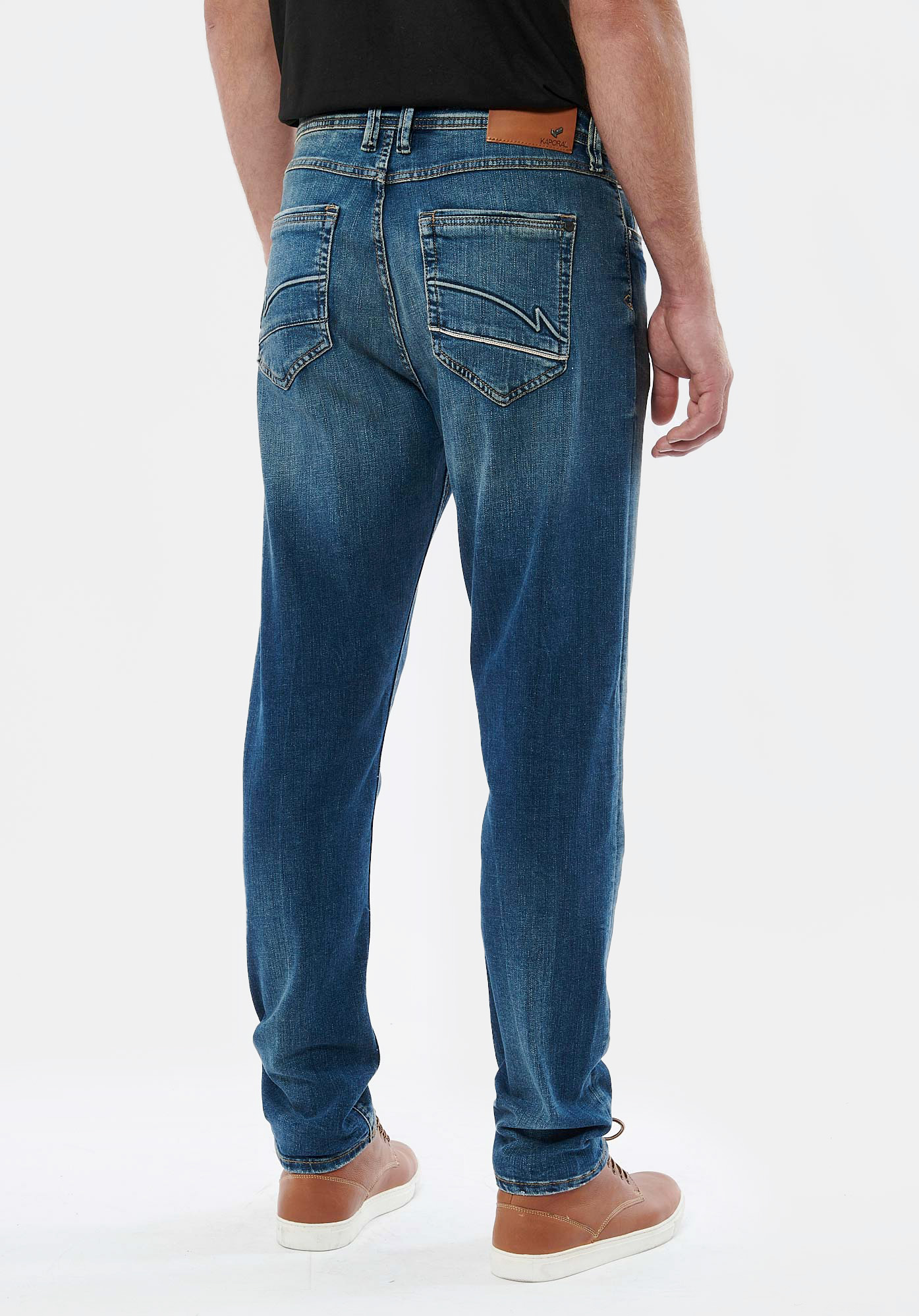 TYREL  Jean bleu slim tapered homme