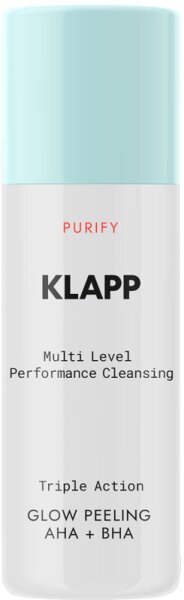 KLAPP Skin Care Science Triple Action Glow Peeling With AHA + BHA Gesichtspeeling