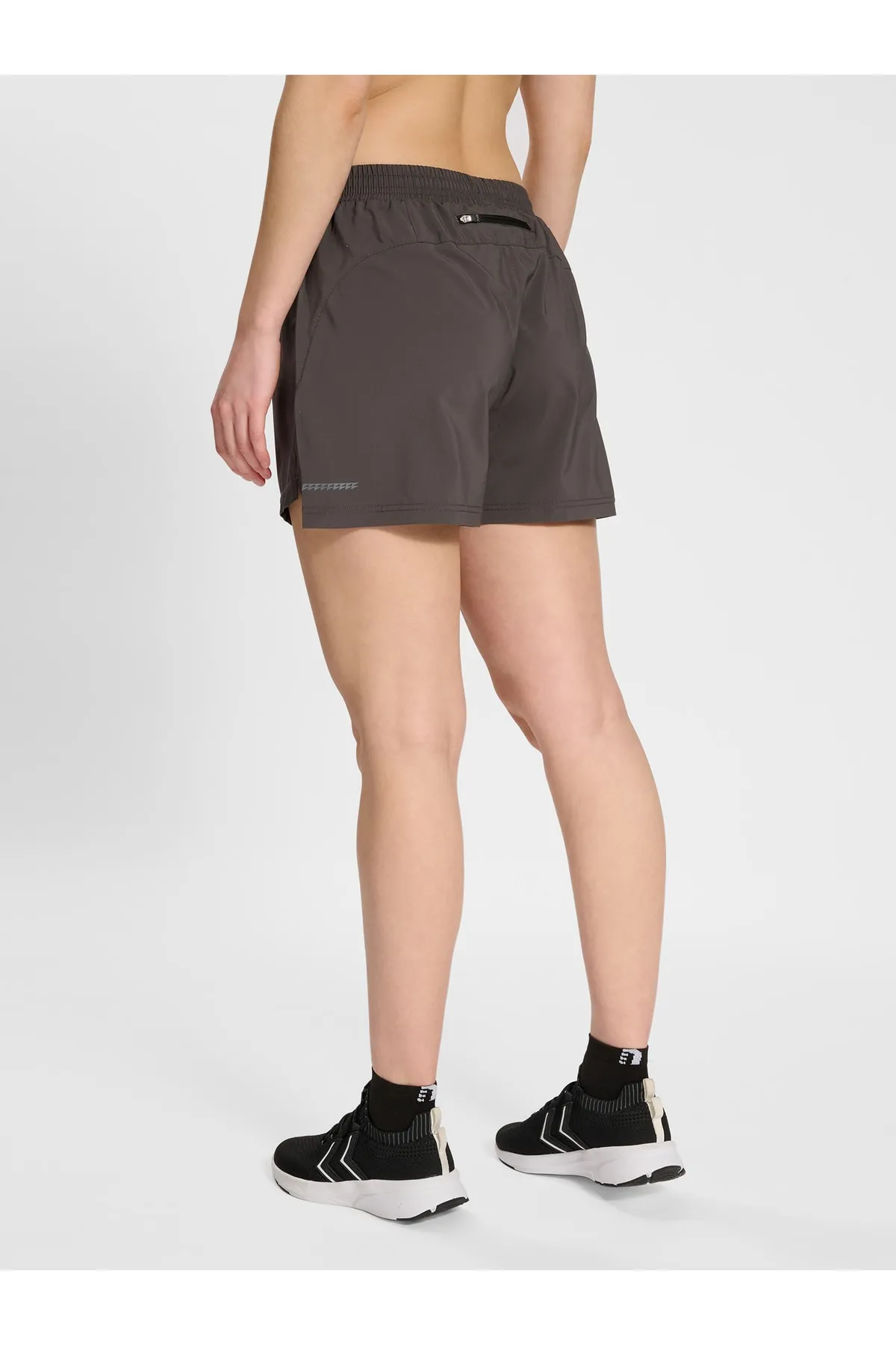 NEWLİNE  Kurze Sporthose - Grau - Mittlerer Bund