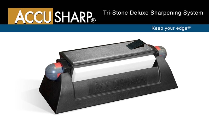 Accusharp Messerschärfer DELUXE Tri-Stone