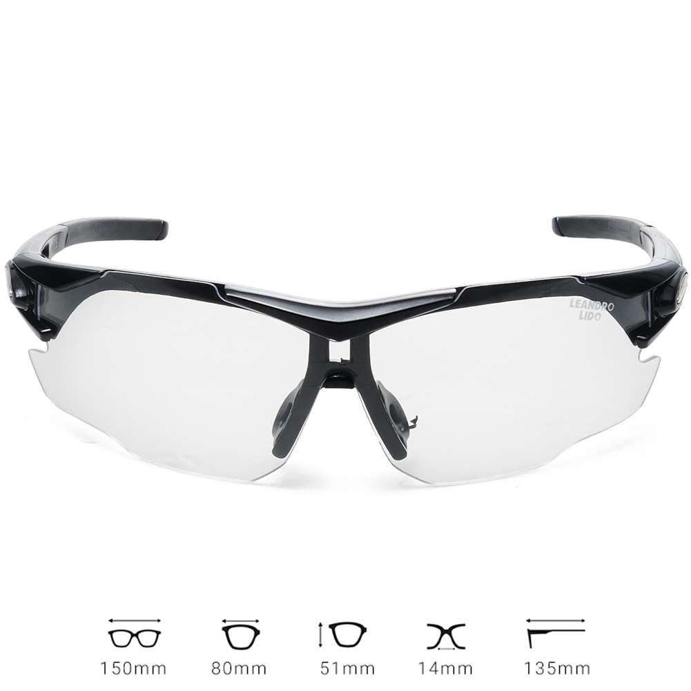 LEANDRO LIDO Challenger One Sport Sonnenbrille transparent